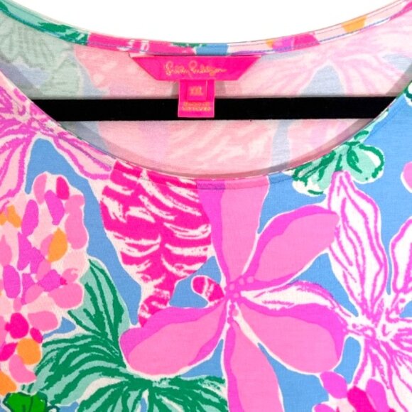 Lilly Pulitzer Morgann Tigers Lair Dress Size XXL Pre-Loved - Picture 4 of 5